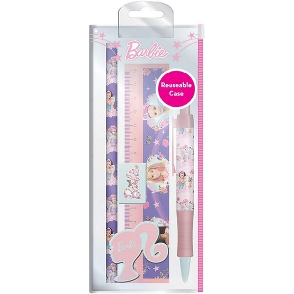 Barbie Little Princess Tragbares Pyramiden-Internationales Briefpapier-Set