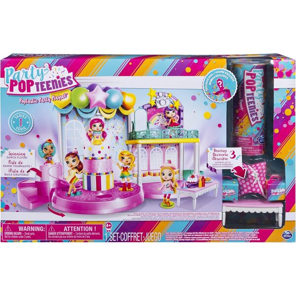 Party Popteenies Poptastic Party-Spielset – Exklusive Puppe und Zubehör für Kinder ab 4 Jahren
