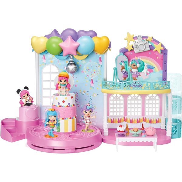 Party Popteenies Poptastic Party Playset - Bambola esclusiva e accessori per bambini 4+