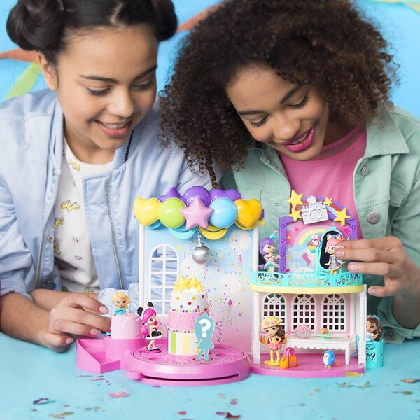 Party Popteenies Poptastic Party Playset - Bambola esclusiva e accessori per bambini 4+