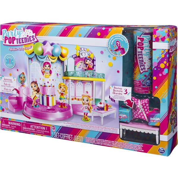 Party Popteenies Poptastic Party Playset - Bambola esclusiva e accessori per bambini 4+