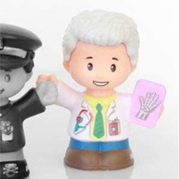 Figura di Ricambio Dott. Nathan Fisher-Price Little People Community Helpers GJP12