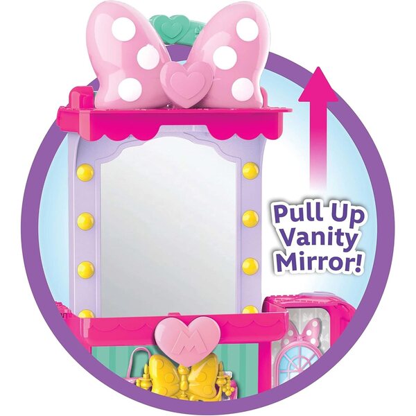 Disney Minnie Glam & Glow – Spielset mit Lichtern, Geräuschen und Modeaccessoires