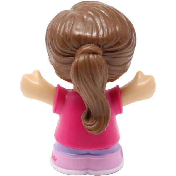 Fisher-Price Figura di ricambio femminile brunetta per set Little People HMJ60