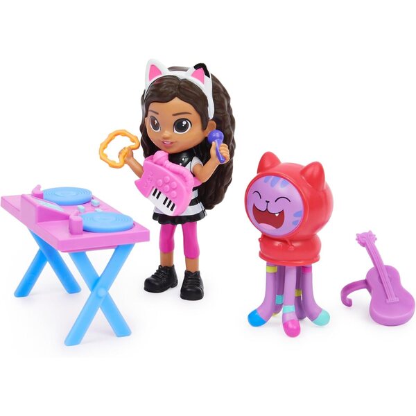 Kitty Gabbys Puppenhaus-Karaoke-Set mit Figuren, Zubehör und Möbeln – Spiel für Kinder ab 3 Jahren