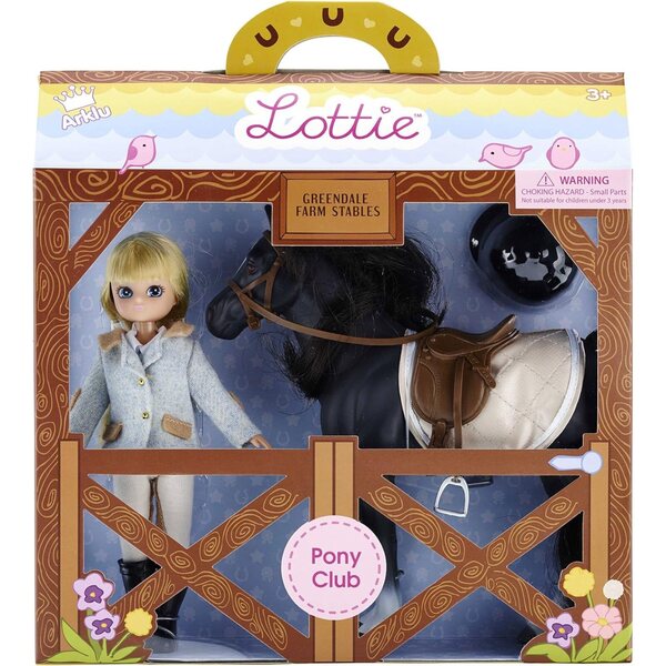 Lottie Pony Pals Puppe mit Pferd und Zubehör, Lernspiel für Kinder
