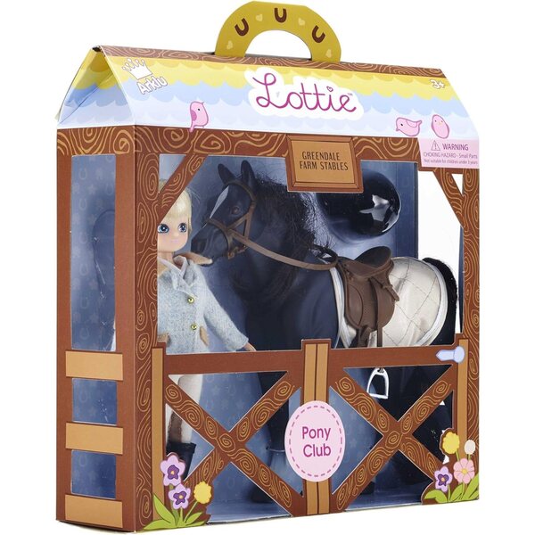 Lottie Pony Pals Puppe mit Pferd und Zubehör, Lernspiel für Kinder