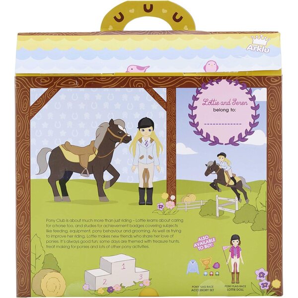 Lottie Pony Pals Puppe mit Pferd und Zubehör, Lernspiel für Kinder