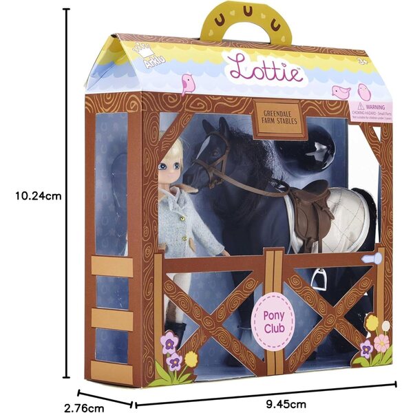 Lottie Pony Pals Puppe mit Pferd und Zubehör, Lernspiel für Kinder