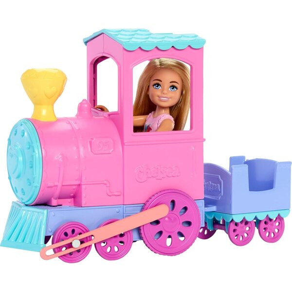 Barbie Bambola e gioco con treno, carrello e accessori per bambini