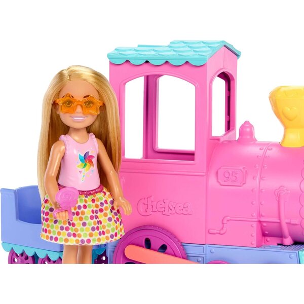 Barbie Bambola e gioco con treno, carrello e accessori per bambini