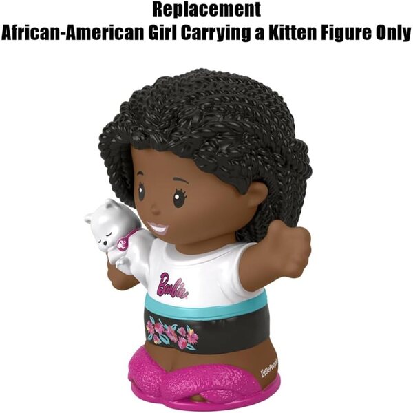 Ragazza Afroamericana con Gattino Pezzo Ricambio Fisher-Price Little People HGP68