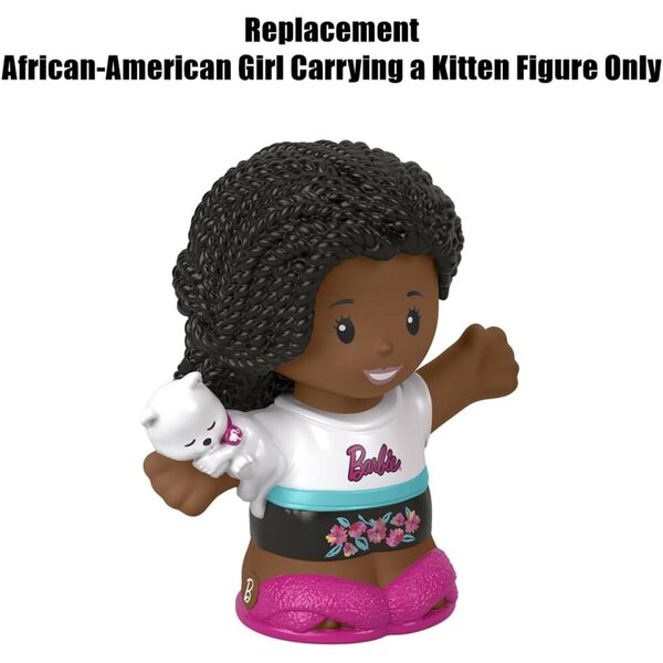 Ragazza Afroamericana con Gattino Pezzo Ricambio Fisher-Price Little People HGP68