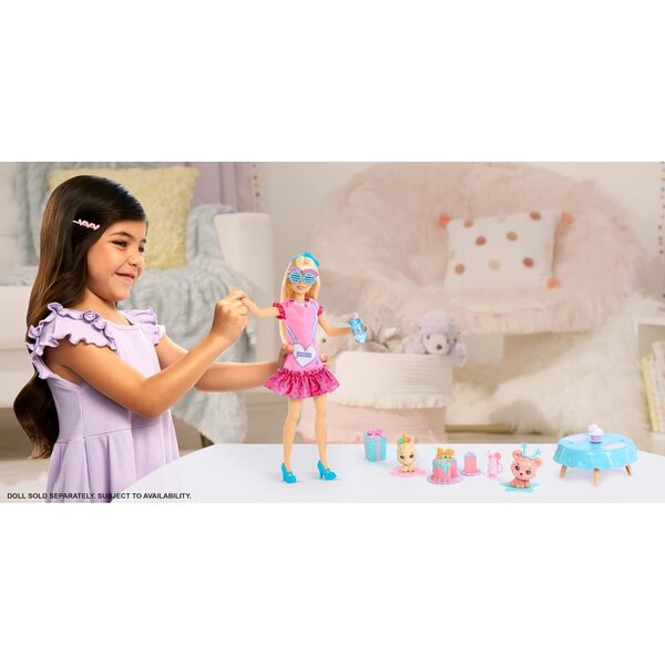 My First Barbie Festa di Compleanno con Orso e Unicorno – Accessori Prescolari