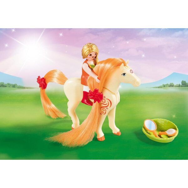 Playmobil 5656 Großer Pferdekoffer mit Prinzessin und Toilettenartikeln
