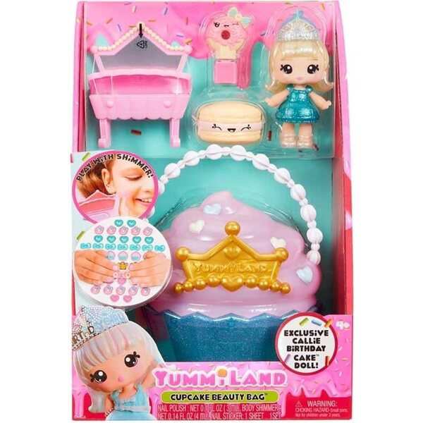 Yummiland Beauty Bag Spielset mit Puppe und Lipgloss für kreatives Spielen