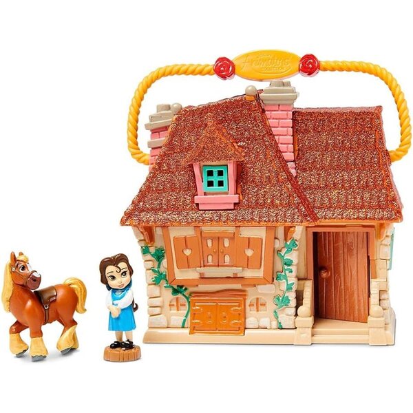 Disney Belle Cottage Spielset mit 10 Teilen und „Die Schöne und das Biest“-Figuren