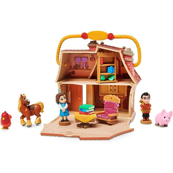 Disney Belle Cottage Spielset mit 10 Teilen und „Die Schöne und das Biest“-Figuren