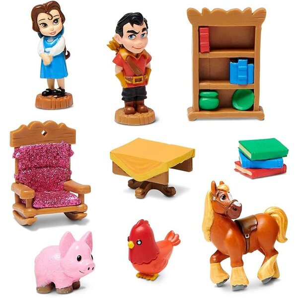 Disney Belle Cottage Spielset mit 10 Teilen und „Die Schöne und das Biest“-Figuren