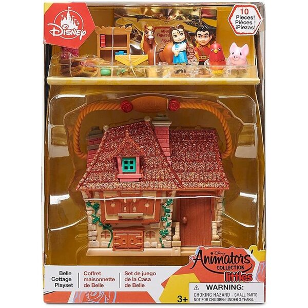 Disney Belle Cottage Spielset mit 10 Teilen und „Die Schöne und das Biest“-Figuren