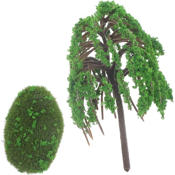 ERINGOGO Albero Miniatura in Plastica Realistico per Modellini e Case delle Bambole