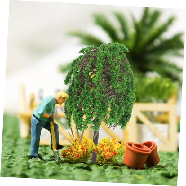 ERINGOGO Albero Miniatura in Plastica Realistico per Modellini e Case delle Bambole
