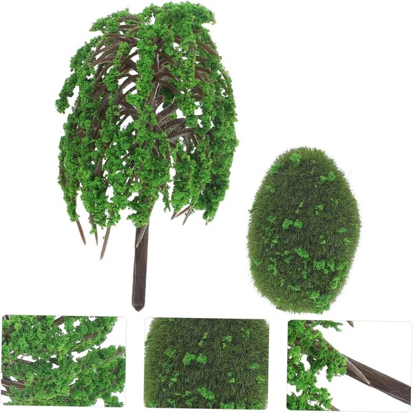 ERINGOGO Albero Miniatura in Plastica Realistico per Modellini e Case delle Bambole