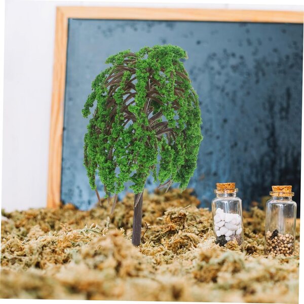 ERINGOGO Albero Miniatura in Plastica Realistico per Modellini e Case delle Bambole