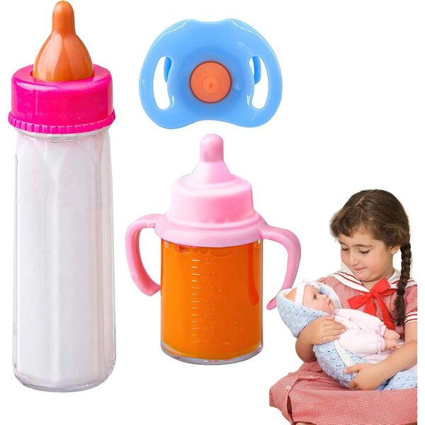 Set 3 Bottiglie Magiche per Bambole BommFu - Gioco Educativo e Realistico