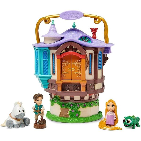 Set gioco Disney Animators' Littles Rapunzel Tower – Tangled con 10 pezzi