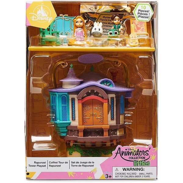 Set gioco Disney Animators' Littles Rapunzel Tower – Tangled con 10 pezzi