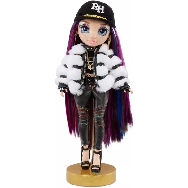 Rainbow High Lyric Lucas Bambola Rockstar con 2 Outfit e Accessori Musicali Completi