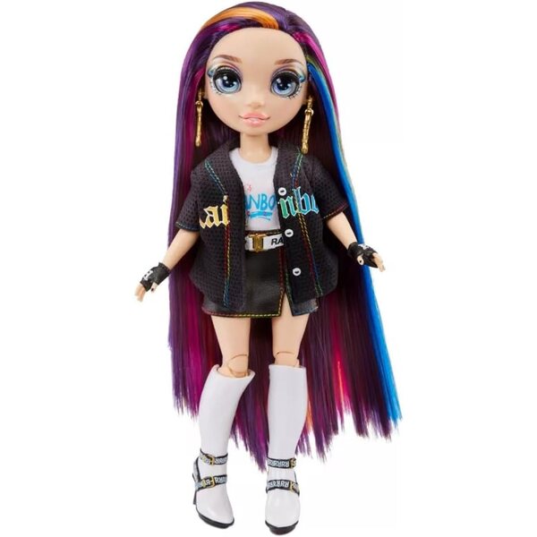Rainbow High Lyric Lucas Bambola Rockstar con 2 Outfit e Accessori Musicali Completi