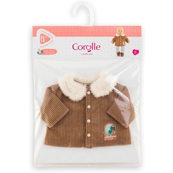 Corolle Giacca Velluto Piccolo Explorer per Poupée 36 cm - Da 2 anni
