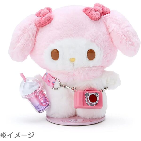 Sanrio Pochacco Pita Furenzu Zubehörset für Puppen, Schultergurt, Kamera und Tasche