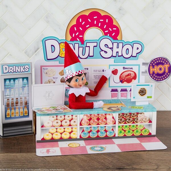 The Elf on the Shelf Insta Moment Pop Up - Set 31 Scene Elfi Multicolore Small