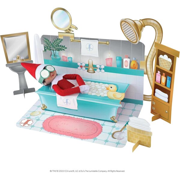 The Elf on the Shelf Insta Moment Pop Up - Set 31 Scene Elfi Multicolore Small
