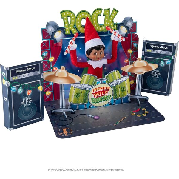 The Elf on the Shelf Insta Moment Pop Up - Set 31 Scene Elfi Multicolore Small
