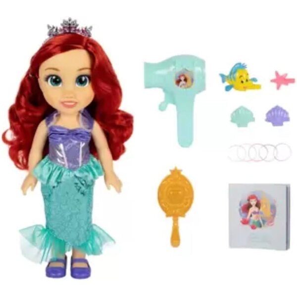 Disney Princess Die Eiskönigin, großes Set mit Ariel-Puppe und Frisurenzubehör