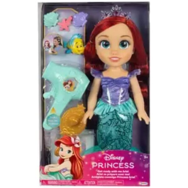 Disney Princess Die Eiskönigin, großes Set mit Ariel-Puppe und Frisurenzubehör