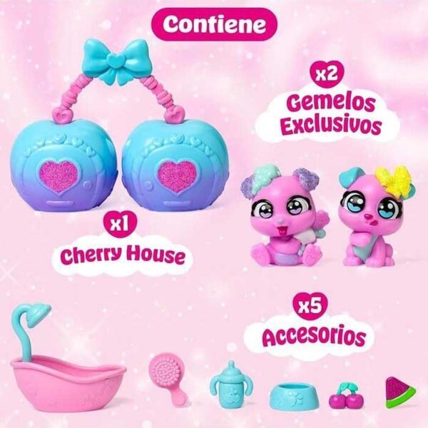 Cherry House Puppy Twins: Cherry House mit 2 Hunden und 6 exklusiven Accessoires