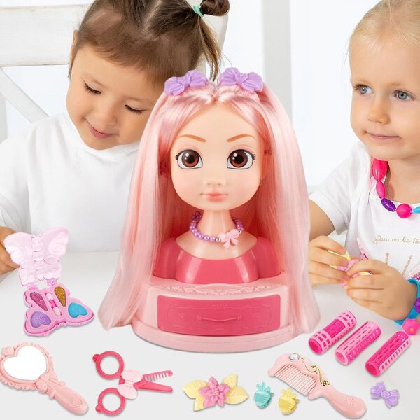 Schönheitssalon-Set Puppen für Mädchen – Interaktives Friseur-Rollenspiel
