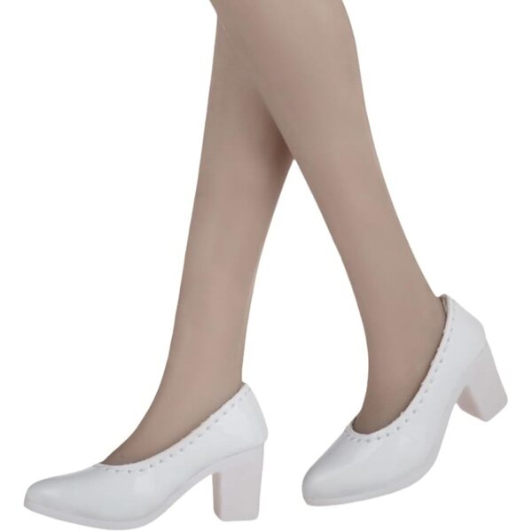 HiPlay Scarpe con Tacco Alto per Bambola 1/6 TCT-005 Accessorio di Qualità Bianca
