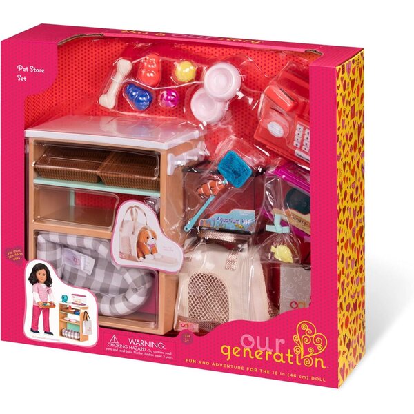 Our Generation Pet Shop – Komplettes Zubehörset für Kinder