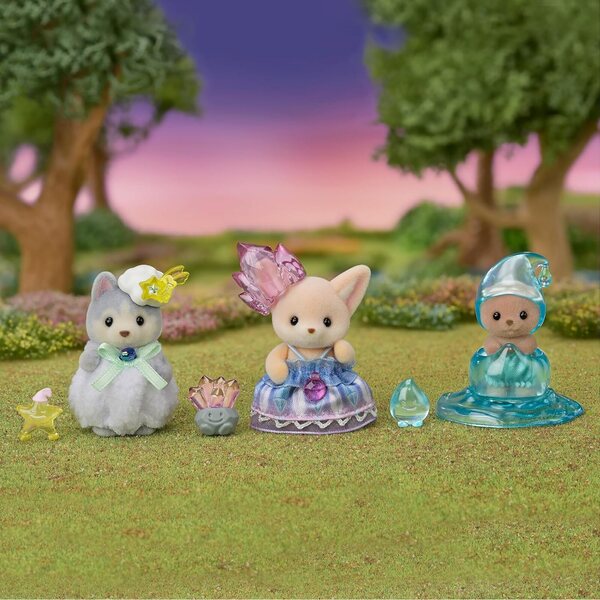 EPOCH Sylvanian Families – Fairy Forest Puppenset mit 3 Feenfreunden ab 3 Jahren