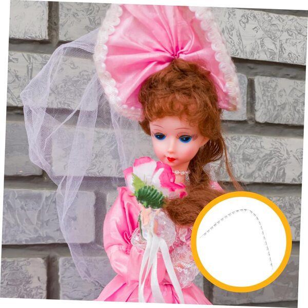 TOYANDONA Ciglia Finte per Bambole Striscia Realistica Accessori per Figurine Fai da Te