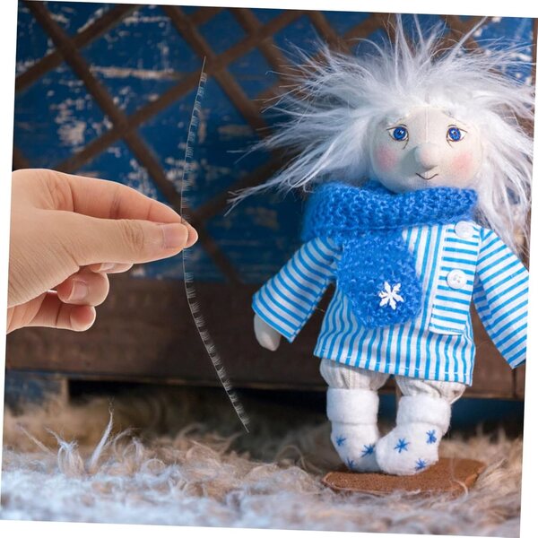 TOYANDONA Ciglia Finte per Bambole Striscia Realistica Accessori per Figurine Fai da Te