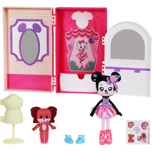 Disney Sweet Seams Minnie Mouse & Fifi 6" weiche Puppe mit Deluxe-Set