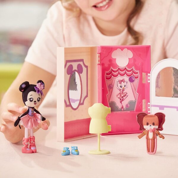 Disney Sweet Seams Minnie Mouse & Fifi 6" weiche Puppe mit Deluxe-Set