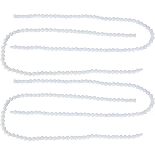 Set 4 Armature Scheletro Flessibili per Bambole 50 cm con 74 Giunti Perline Bianchi